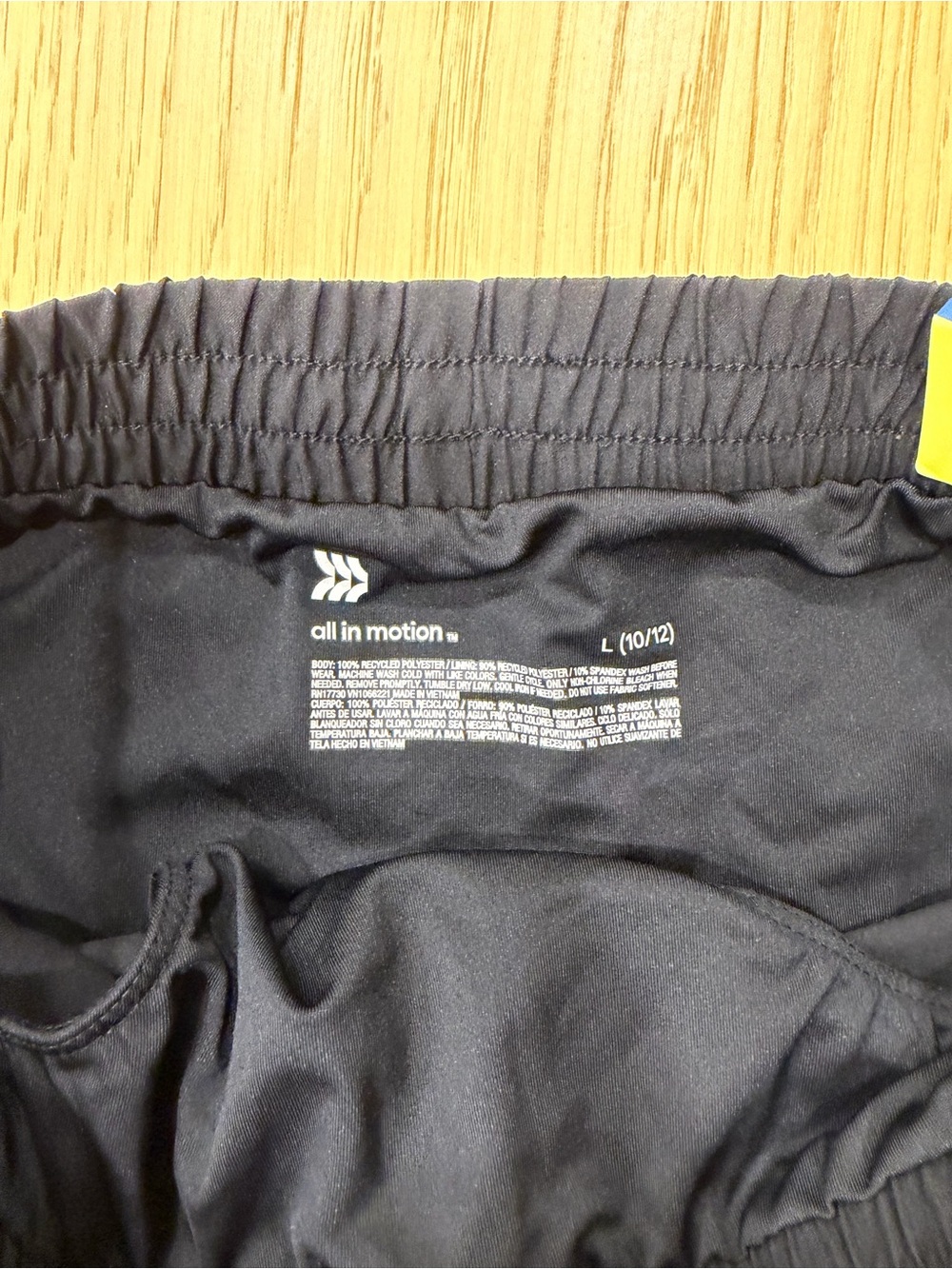 all in motion Black Girls Athletic Shorts New with Tag - Picture 3 of 5